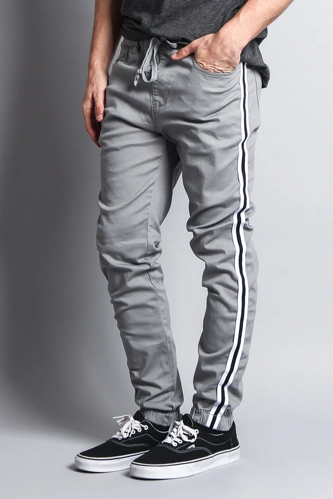 Men's Side Striped Band Joggers - Image 12
