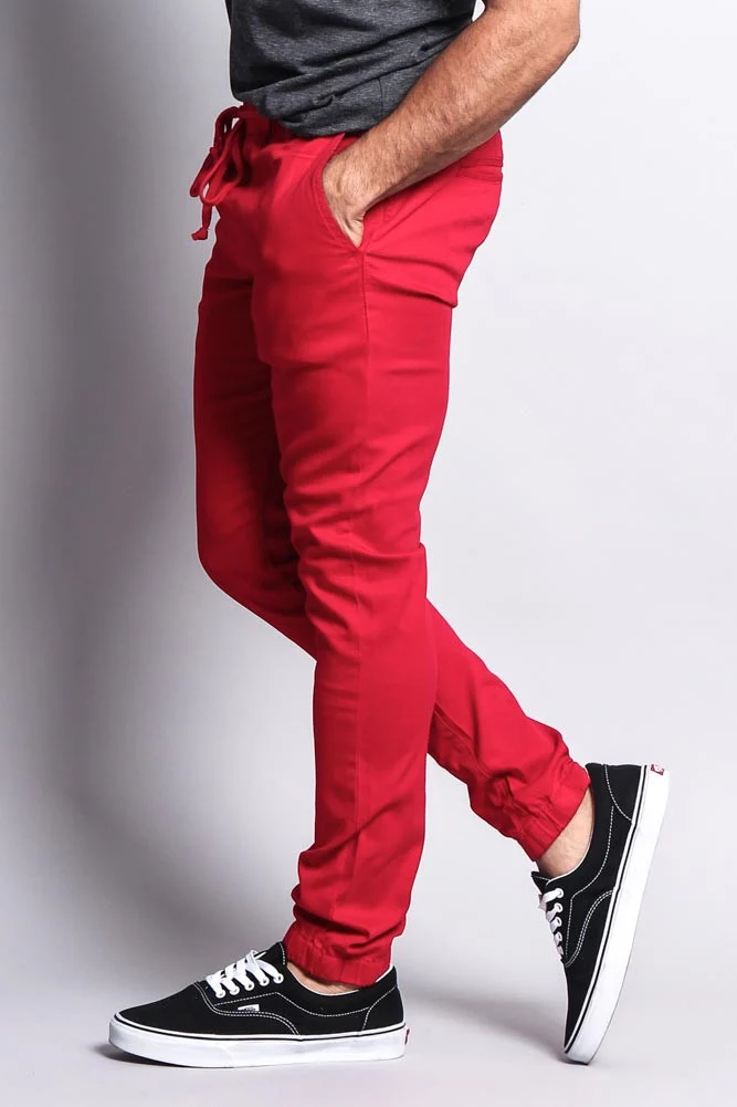 Men's Slant-Pocket Skinny Joggers - Image 27