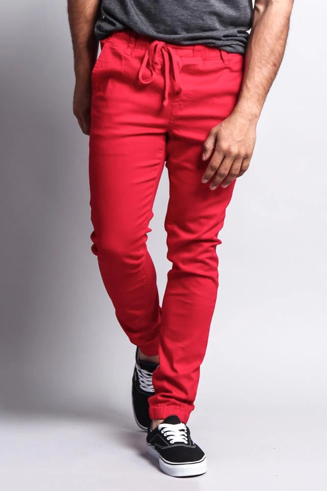 Men's Slant-Pocket Skinny Joggers - Image 30
