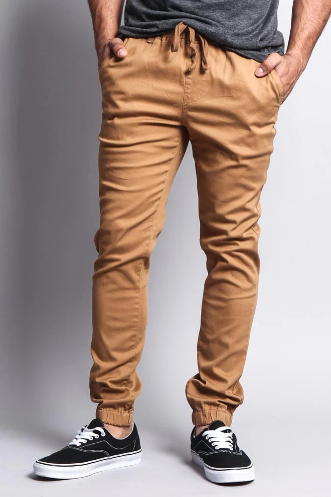 Men's Slant-Pocket Skinny Joggers - Image 31