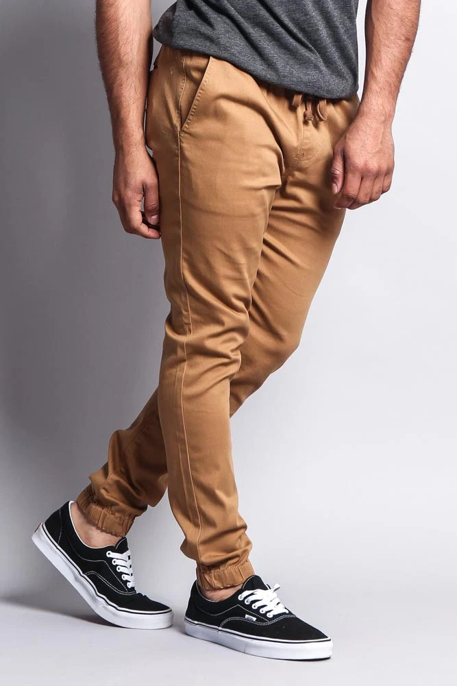 Men's Slant-Pocket Skinny Joggers - Image 34