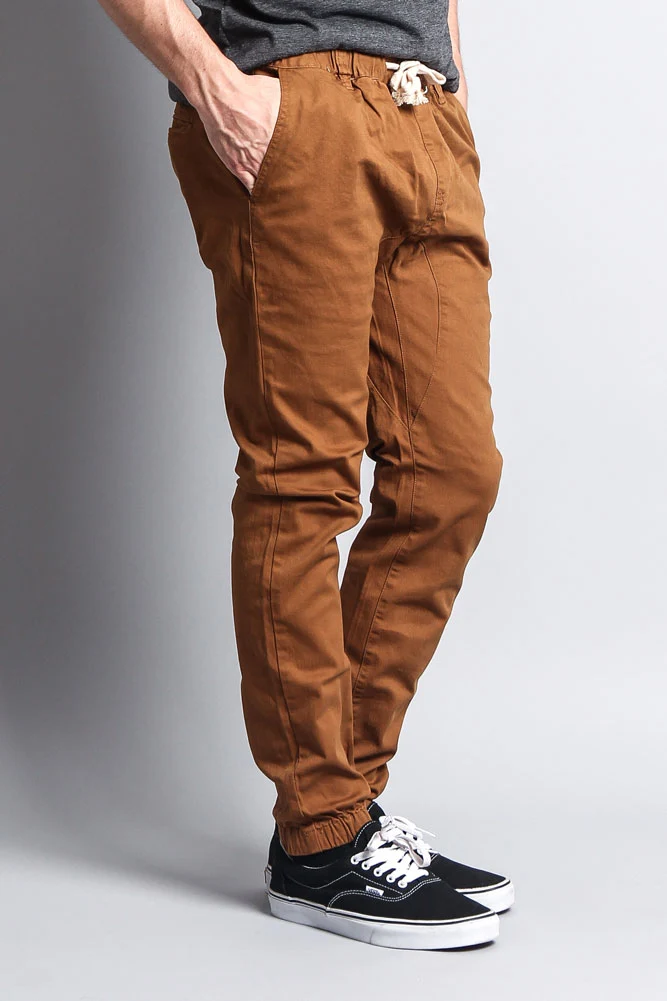Men's Slant-Pocket Skinny Joggers - Image 48