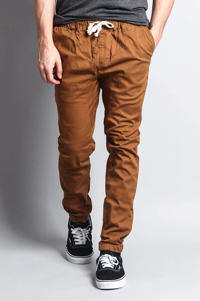 Men's Slant-Pocket Skinny Joggers - Image 50