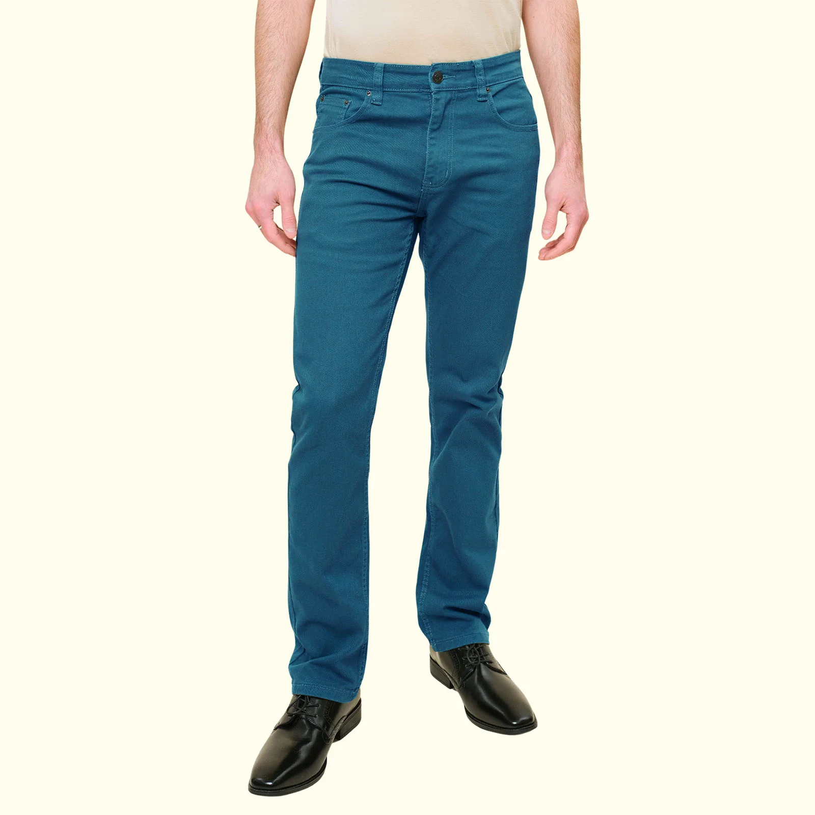 Men's Slim Fit Colored Jeans - Image 3