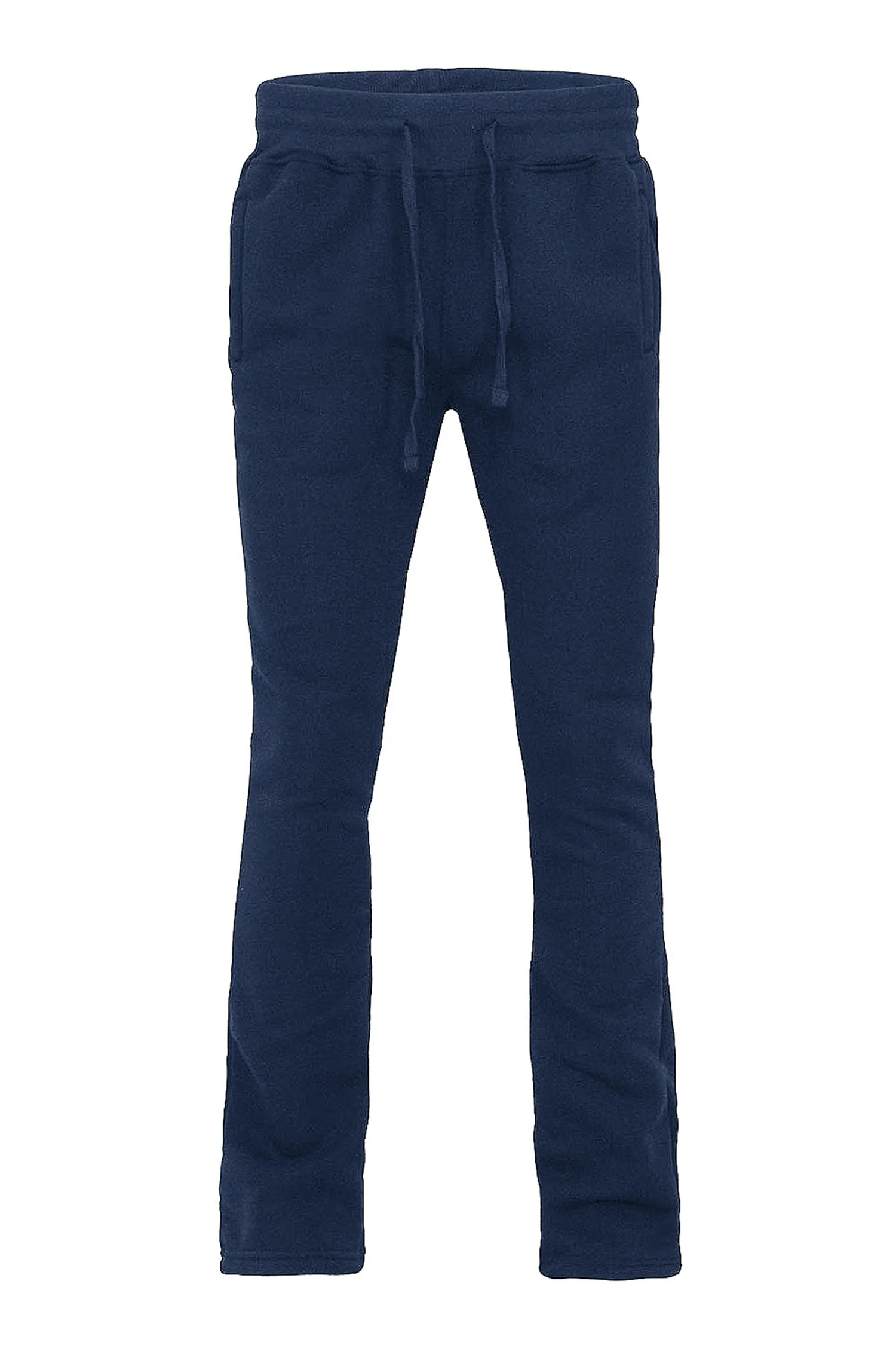Men's Essential Slim Fit Flared Fleece Stacked Sweatpants - Image 29