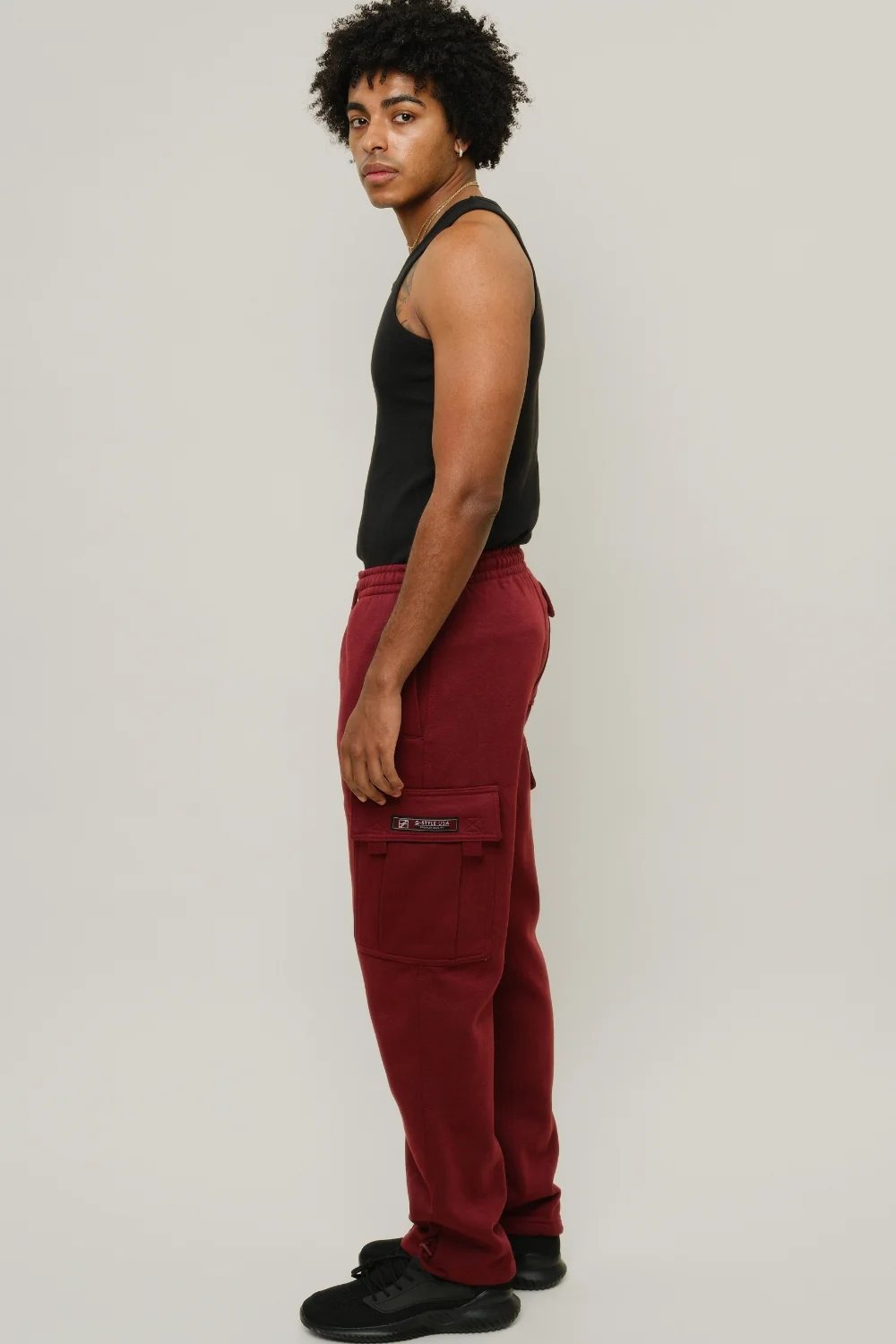 Fleece Heavyweight Cargo Sweat Pants - Image 13