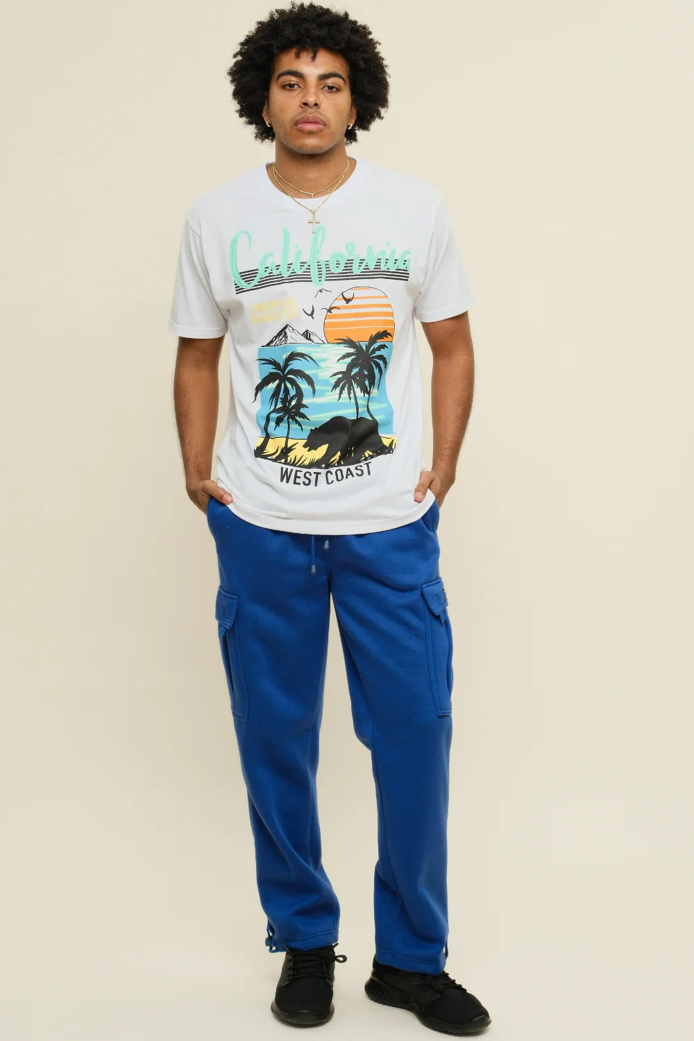 Fleece Heavyweight Cargo Sweat Pants - Image 36