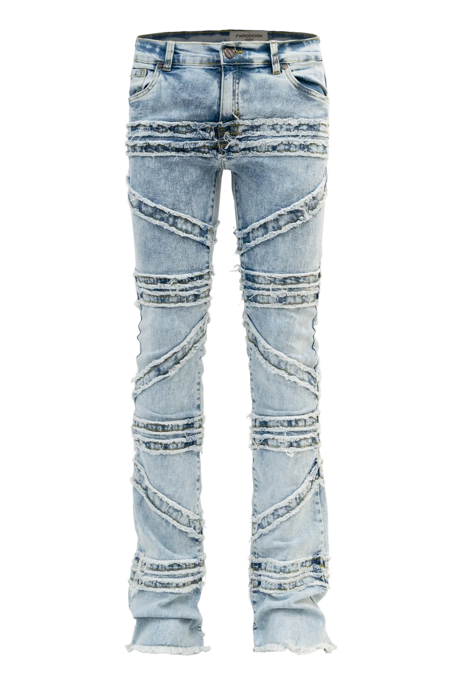 Men's Stacked Crossover Denim Jeans