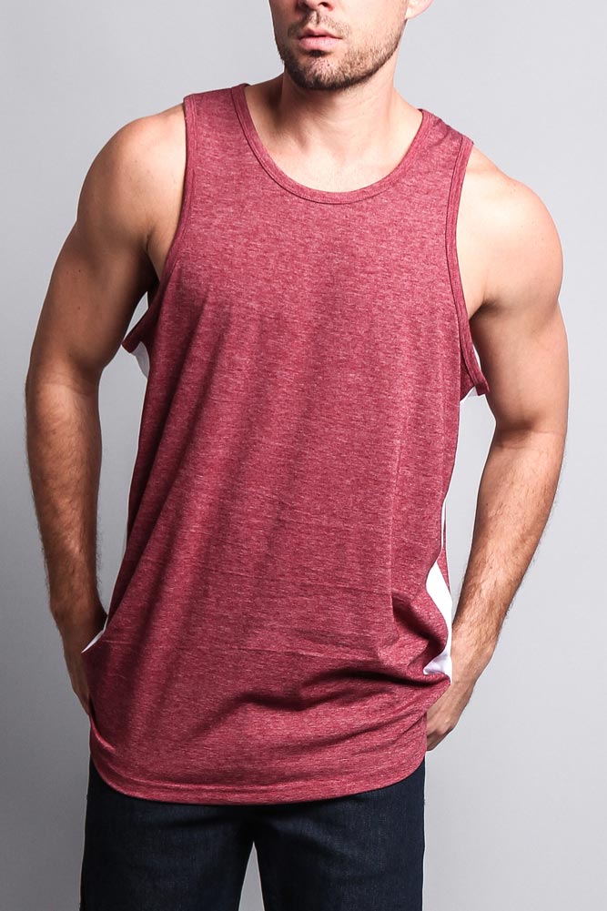 Men's Tank Top with Accent Band - Image 12