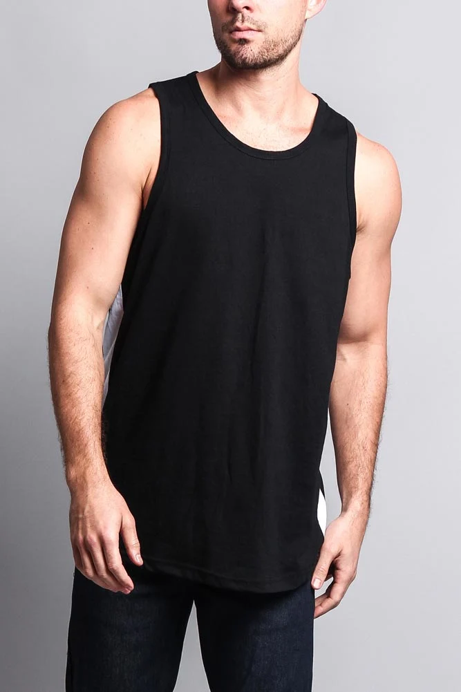Men's Tank Top with Accent Band - Image 17