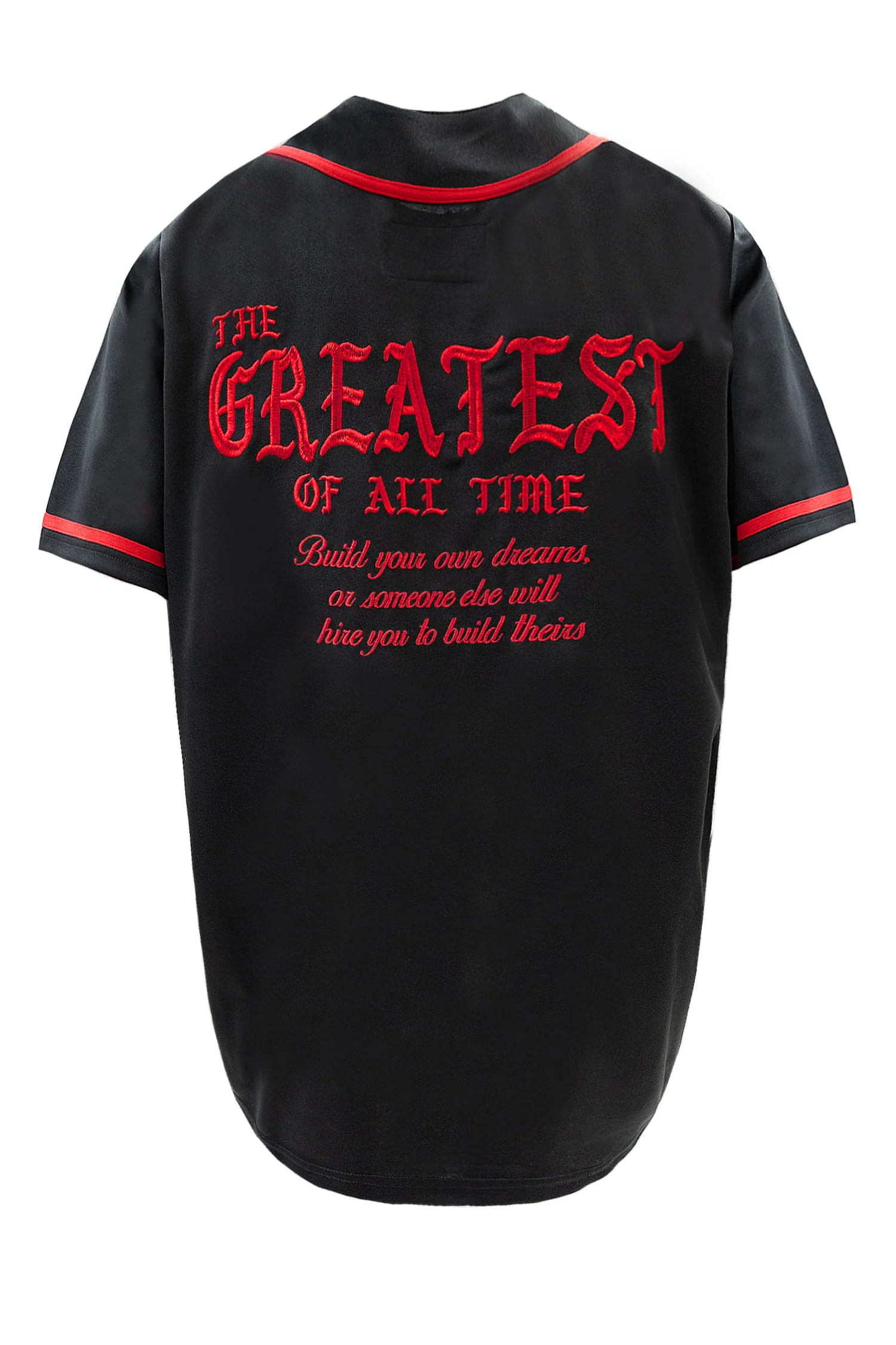 Men's The Goat Embroidered Baseball Jersey - Image 3