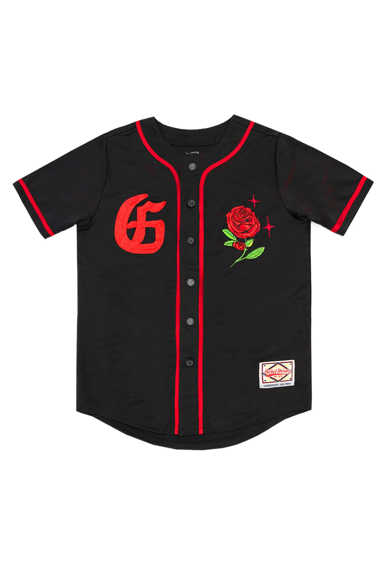 Men's The Goat Embroidered Baseball Jersey - Image 4