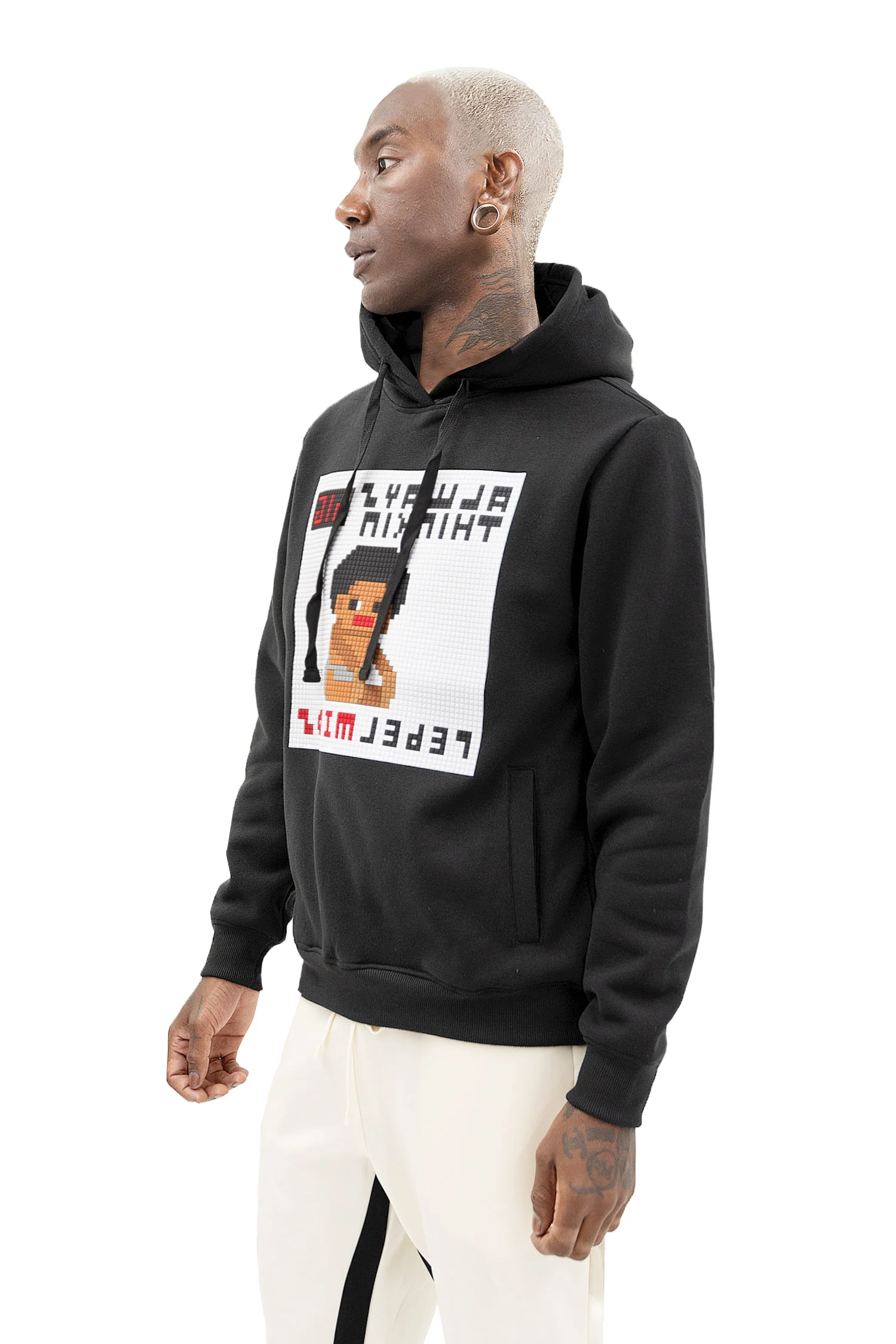 Men's Thinking Big 3D Lego Print Hoodie - Image 2