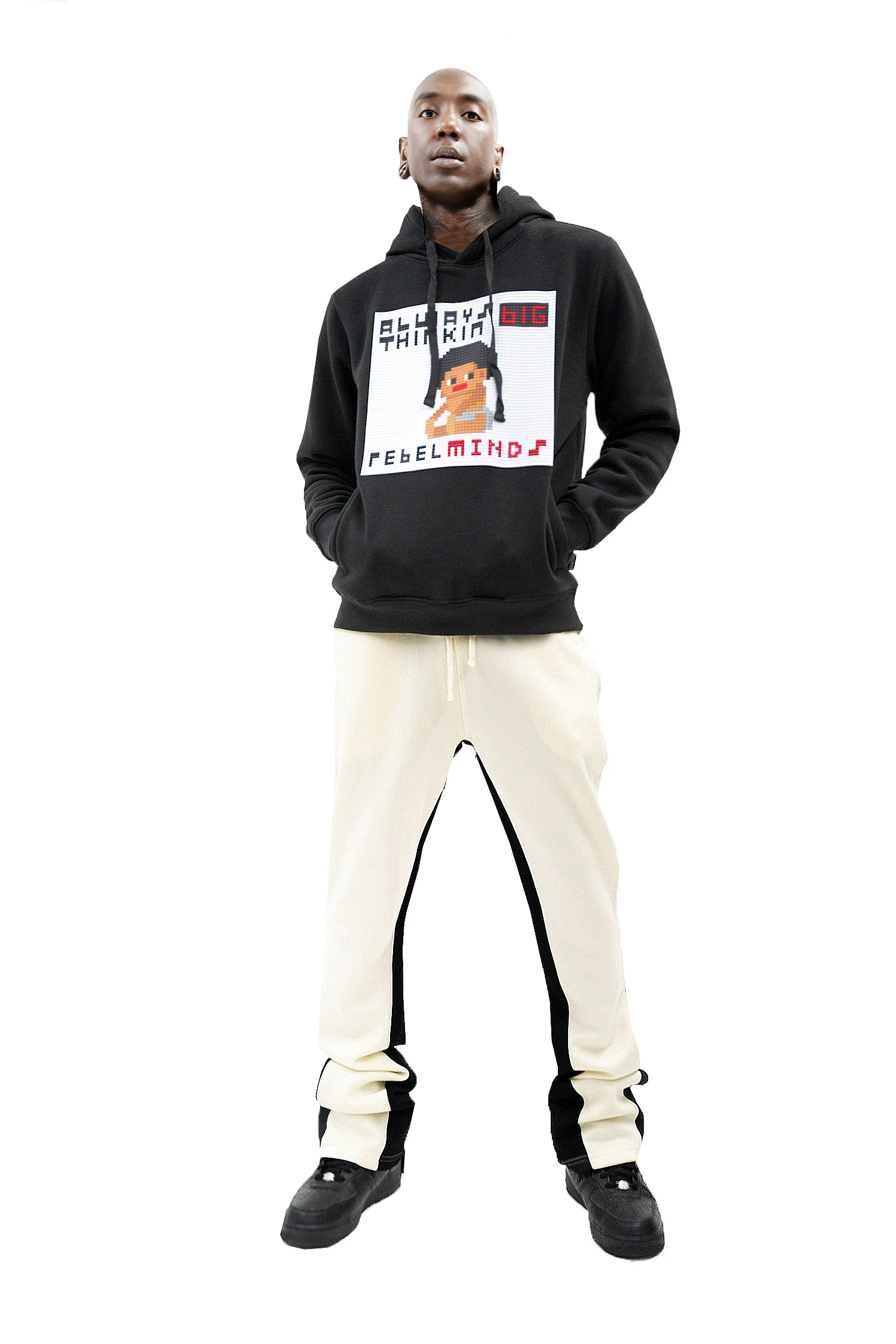 Men's Thinking Big 3D Lego Print Hoodie - Image 5