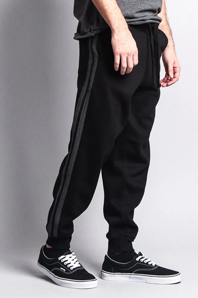 Men's Two Striped Sweatpants - Image 29