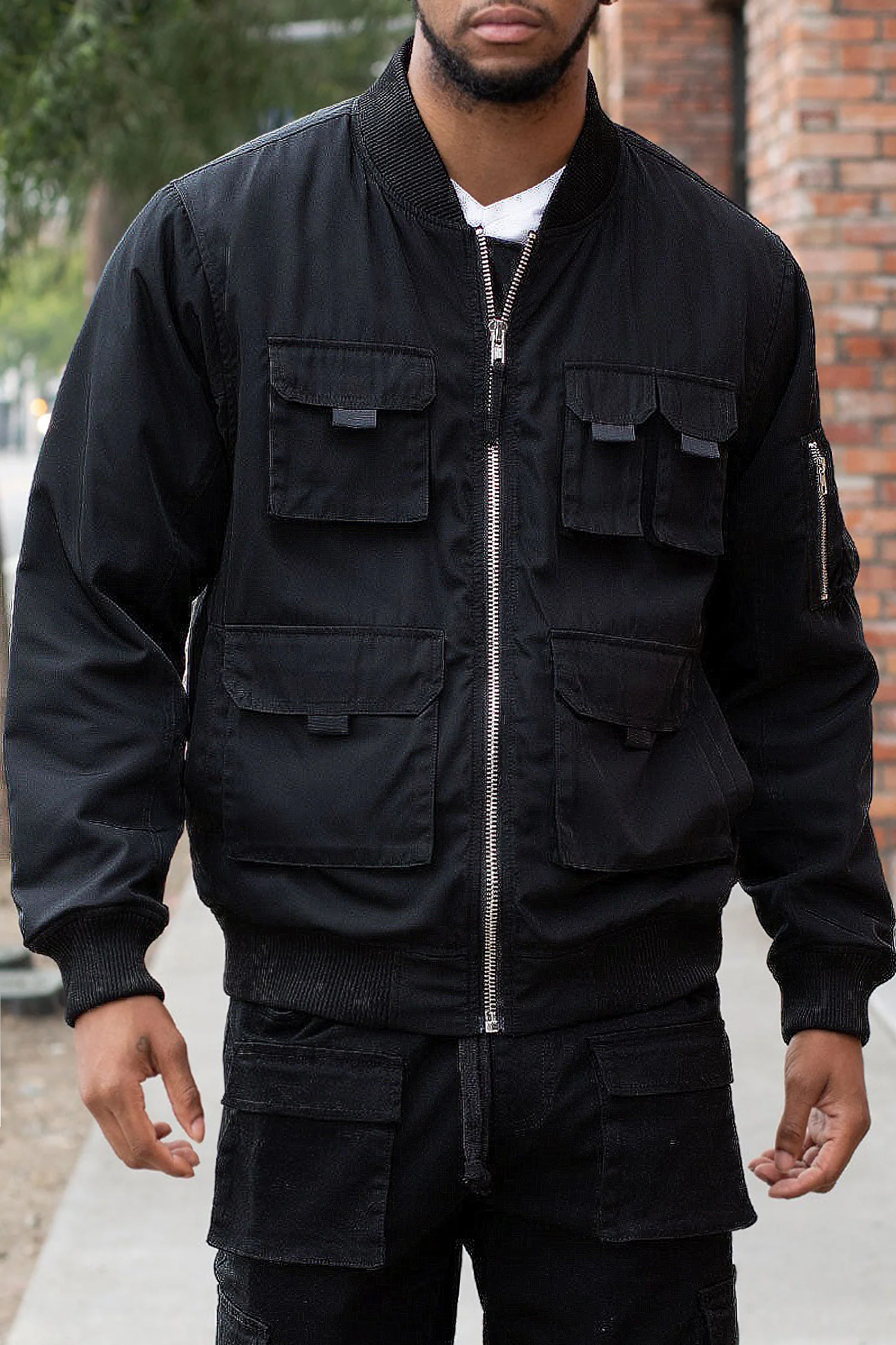 Men's Utility Bomber Jacket - Image 5