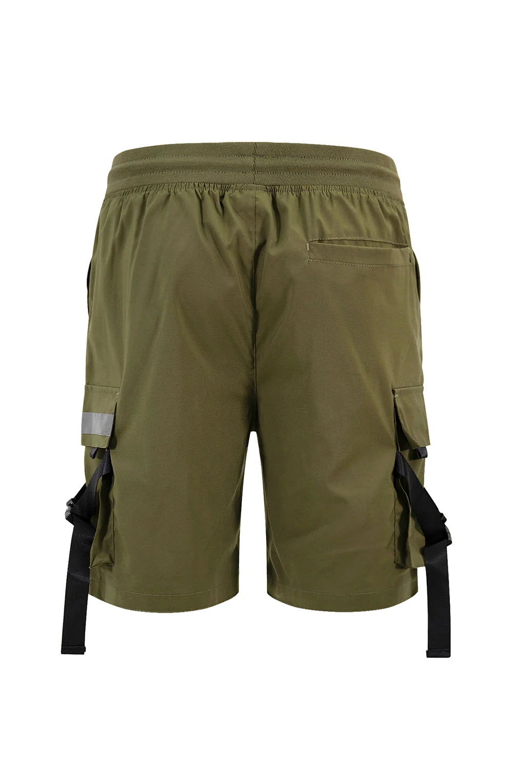 Men's Utility Tactical Reflective Tape Cargo Shorts - Image 4
