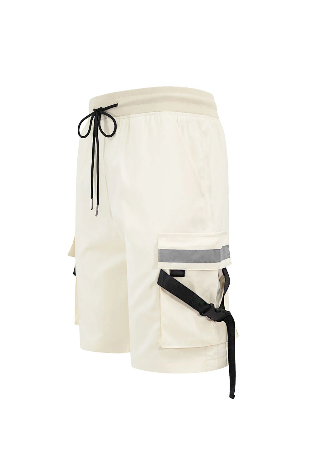 Men's Utility Tactical Reflective Tape Cargo Shorts - Image 7