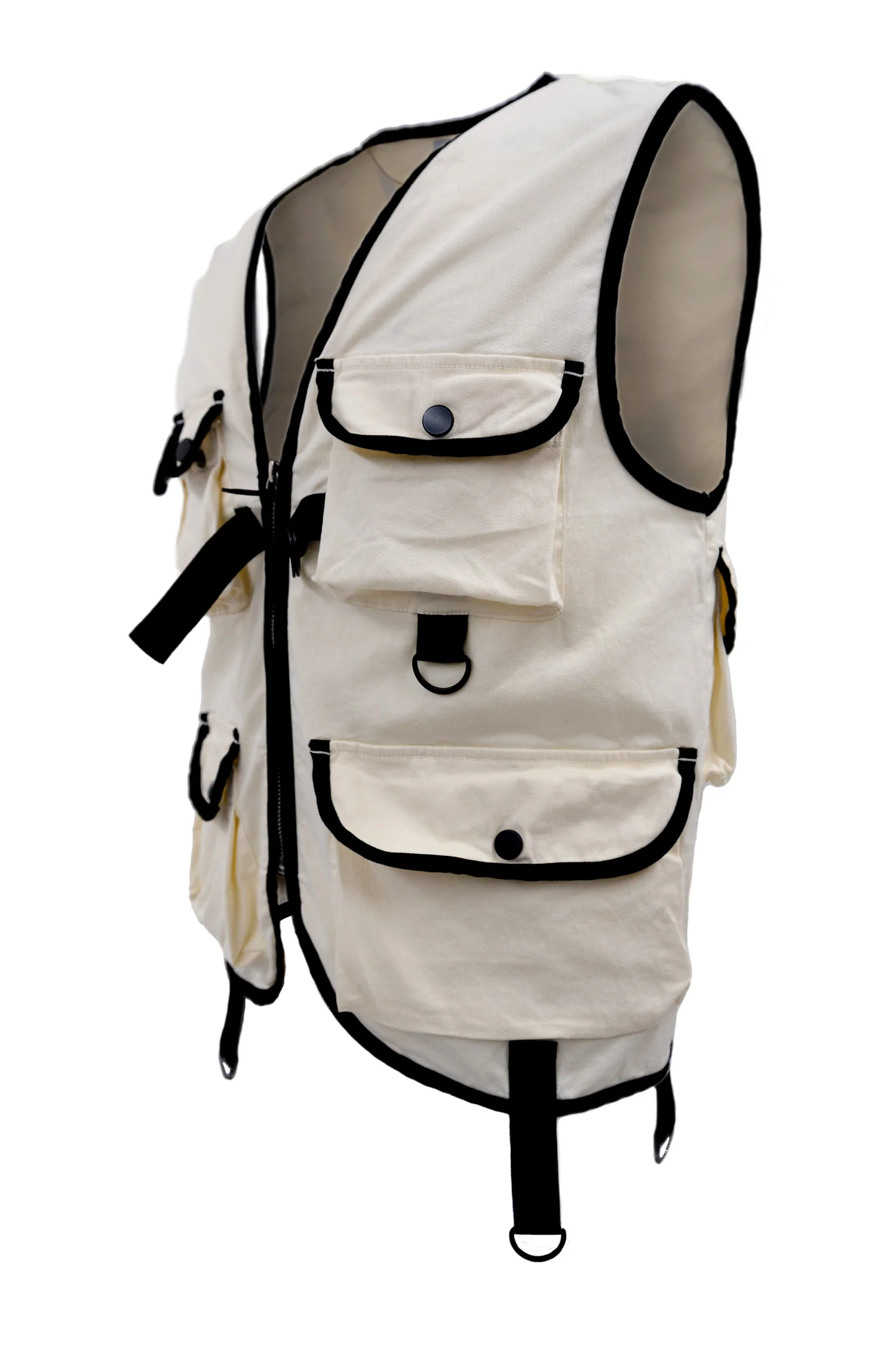 Men's Woven Multi Cargo Pocket Utility Vest - Image 14