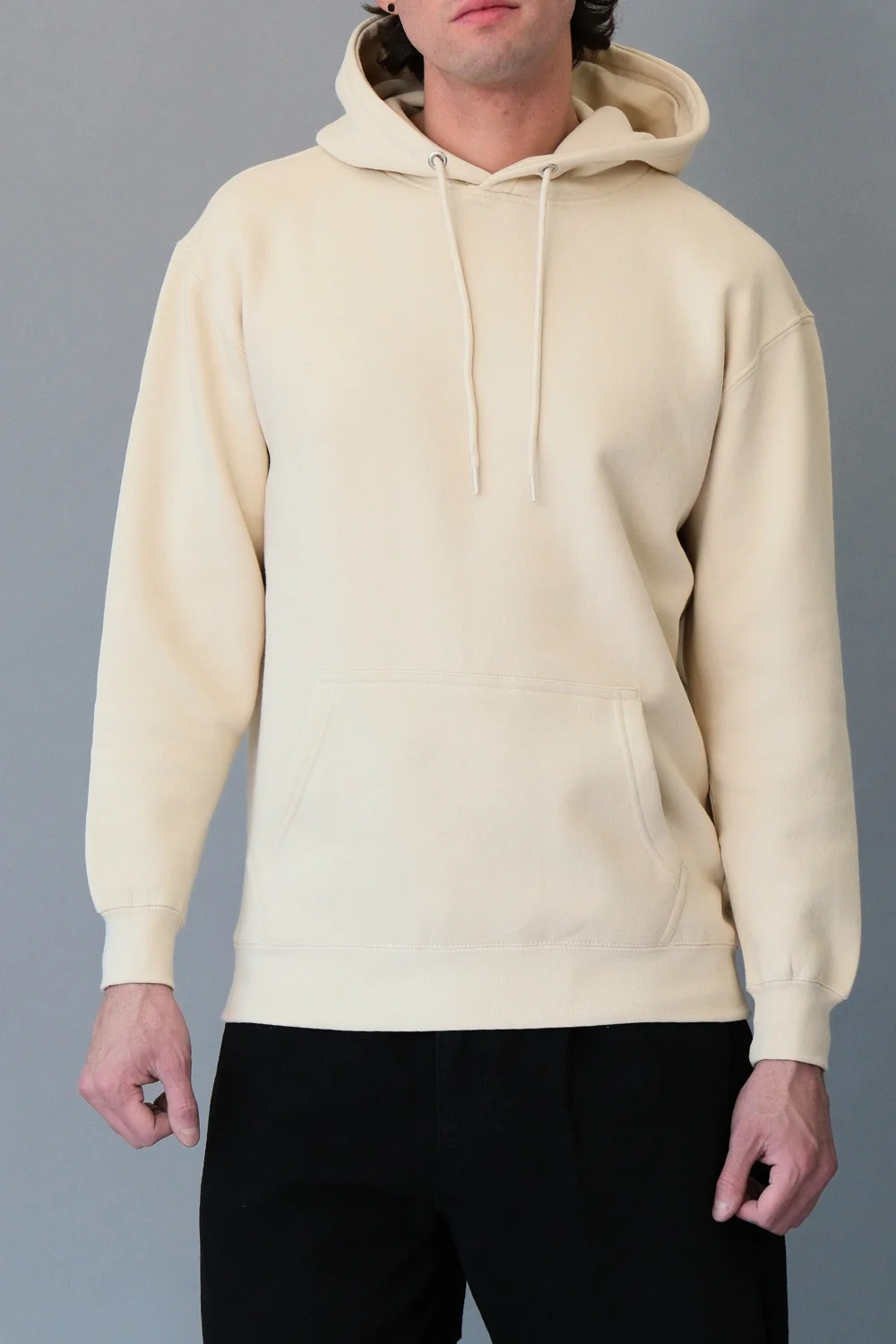 Pullover Hoodie with Metal Eyelets - Image 10