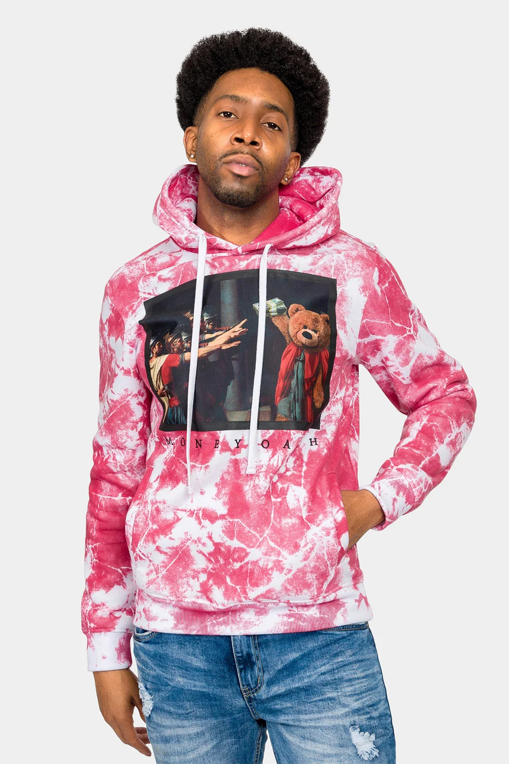 Money Oath Tie Dye Hoodie - Image 6