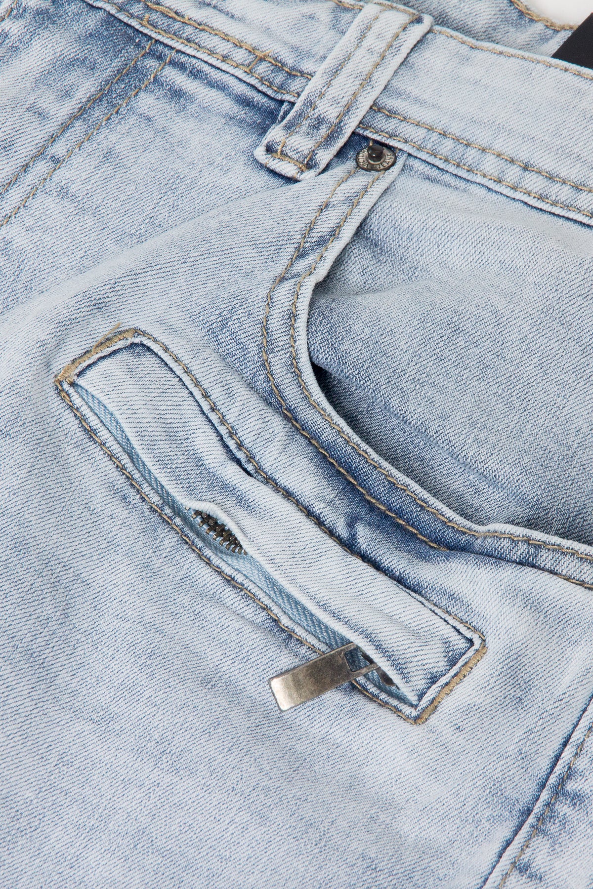 Moto Biker Denim Jeans - Image 13