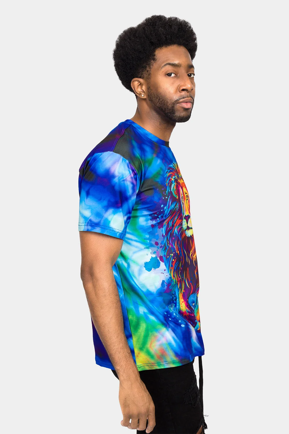 Mystic Blue Aurora T-Shirt - Image 4