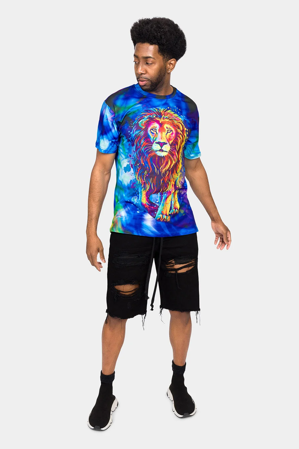 Mystic Blue Aurora T-Shirt - Image 5