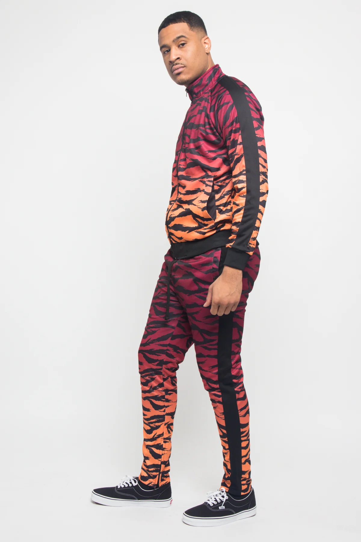 Ombre Gradient Tiger Stripe Tracksuit - Image 14