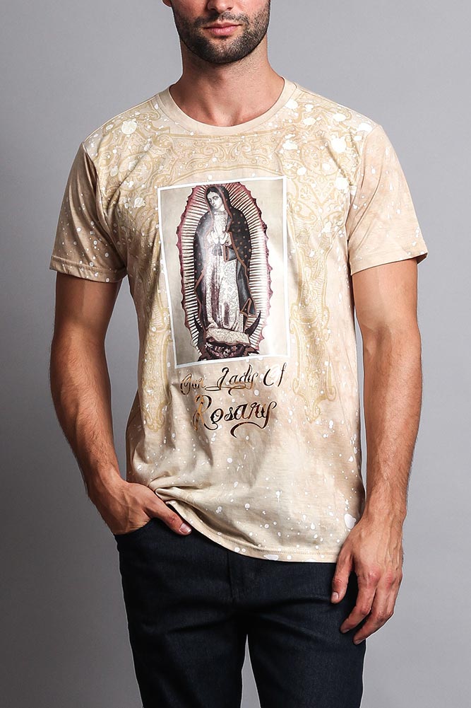 Our Lady of Rosary Graphic T-Shirt - Image 2