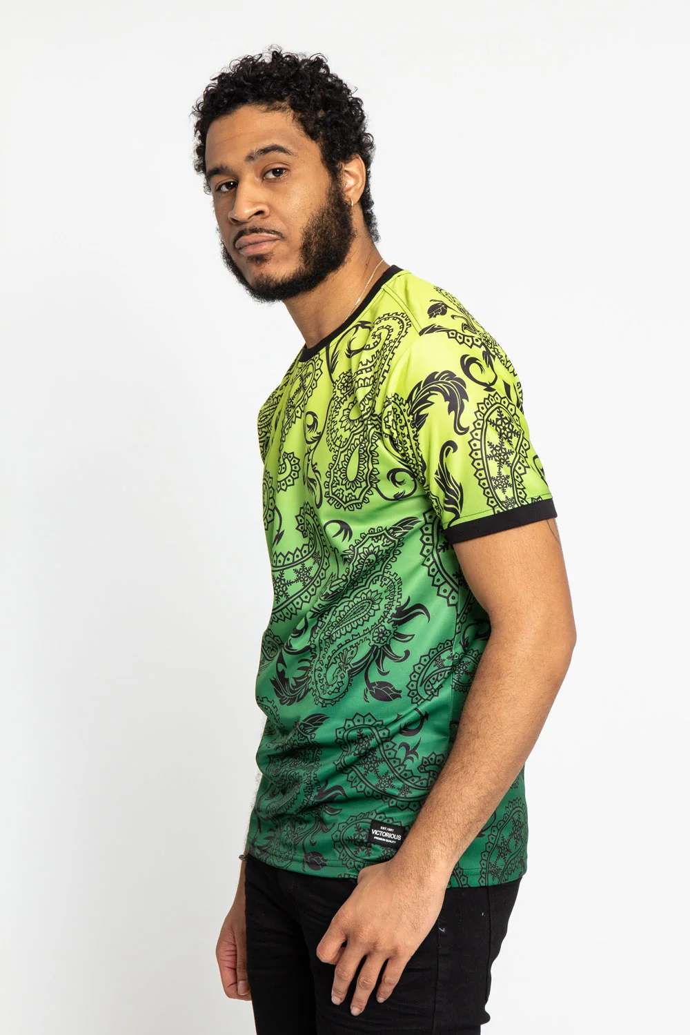 Paisley Gradient Ombre T-Shirt - Image 15