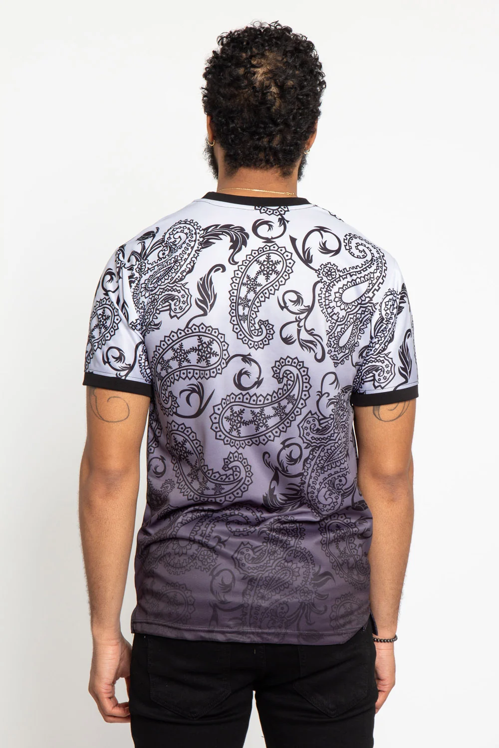 Paisley Gradient Ombre T-Shirt - Image 4