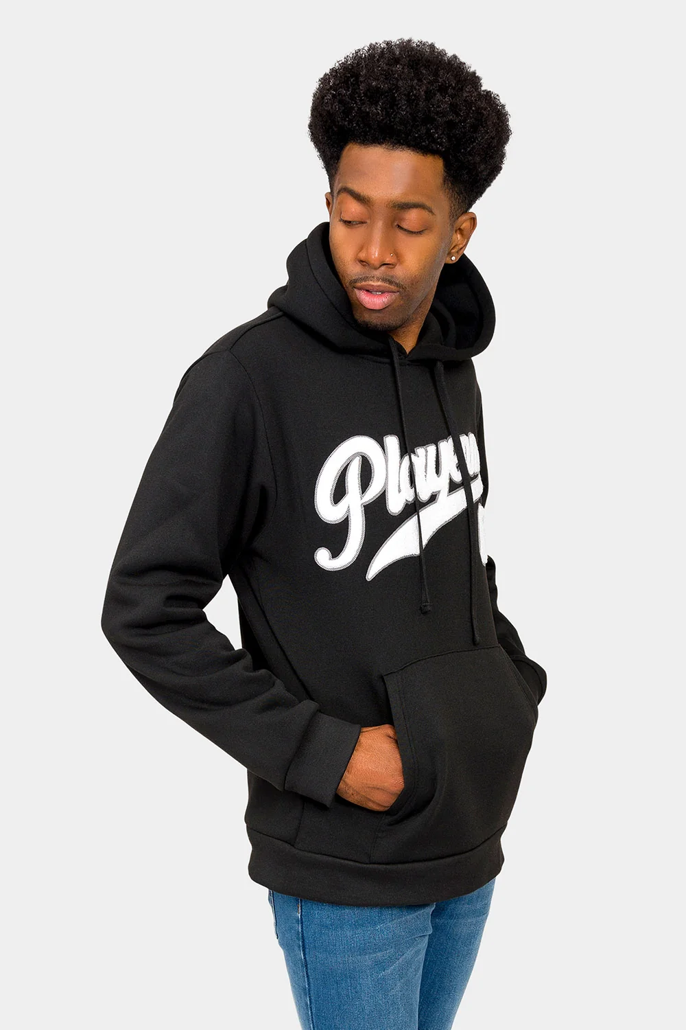 Playerz 69 Chenille Patch Fleece Sweater - Image 4