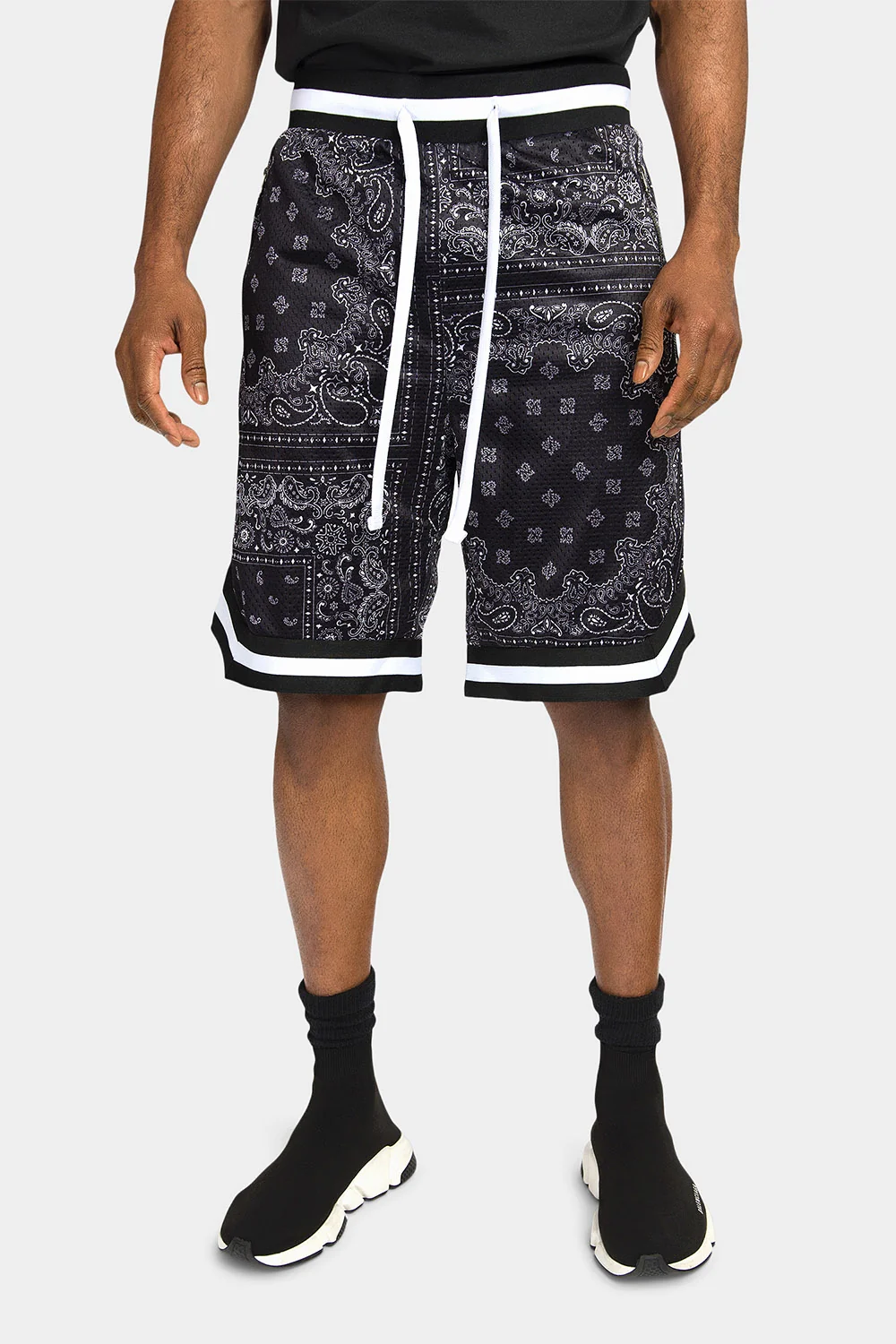 Pro Bandana Paisley Basketball Shorts - Image 2