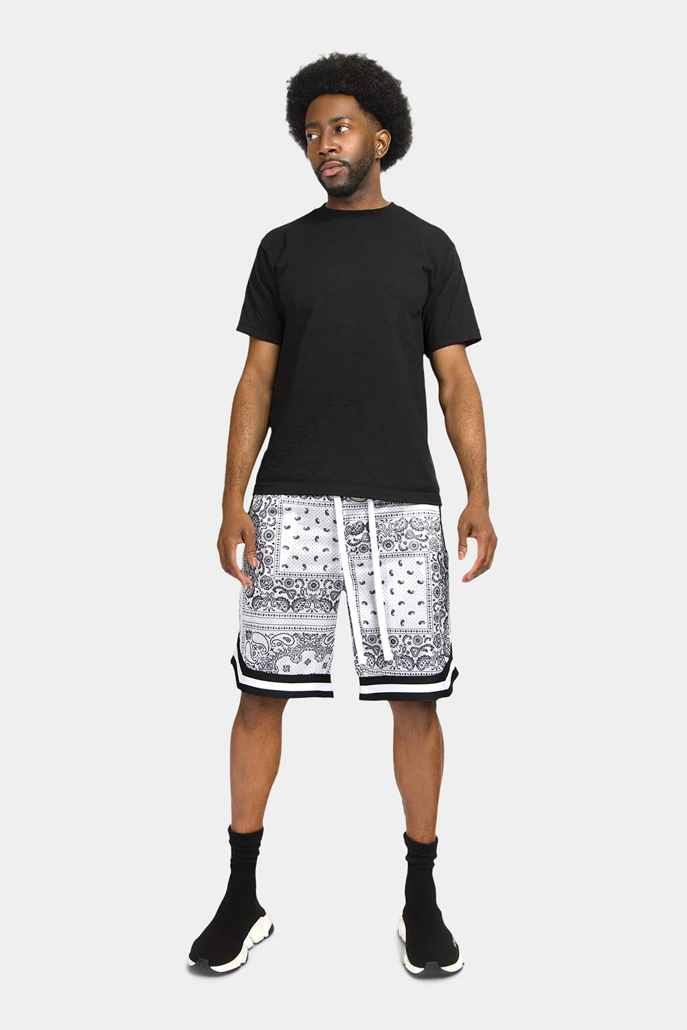 Pro Bandana Paisley Basketball Shorts - Image 21