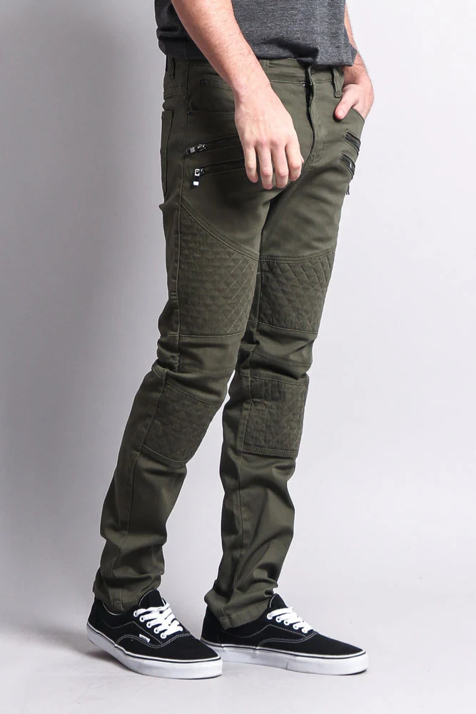 Quilted Biker Jeans - Image 14