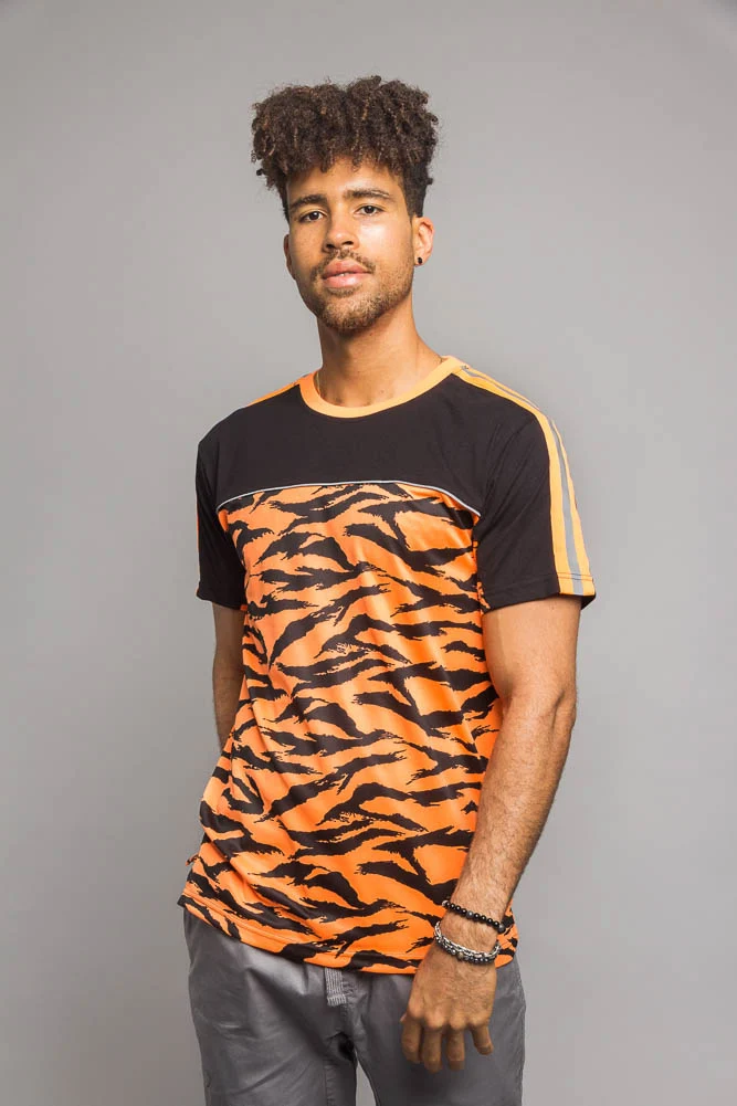Reflective Tiger Striped T-Shirt - Image 12