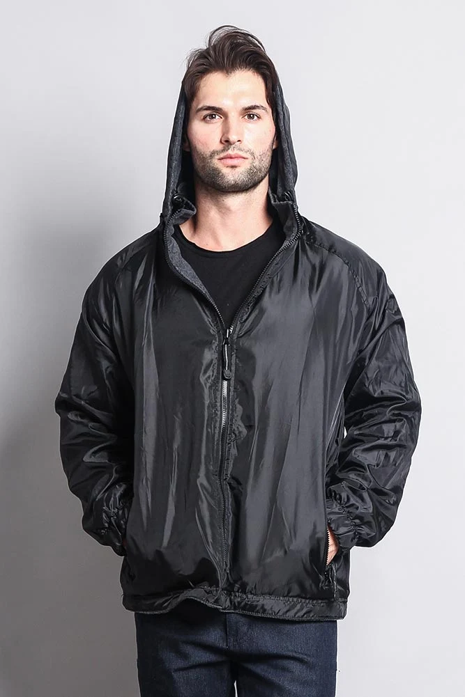 Reversible Windbreaker Hooded Jacket - Image 6