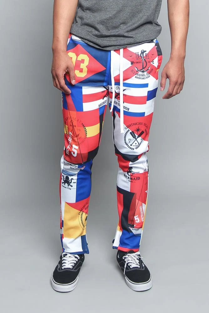 Sailing Flag Track Pants - Image 5