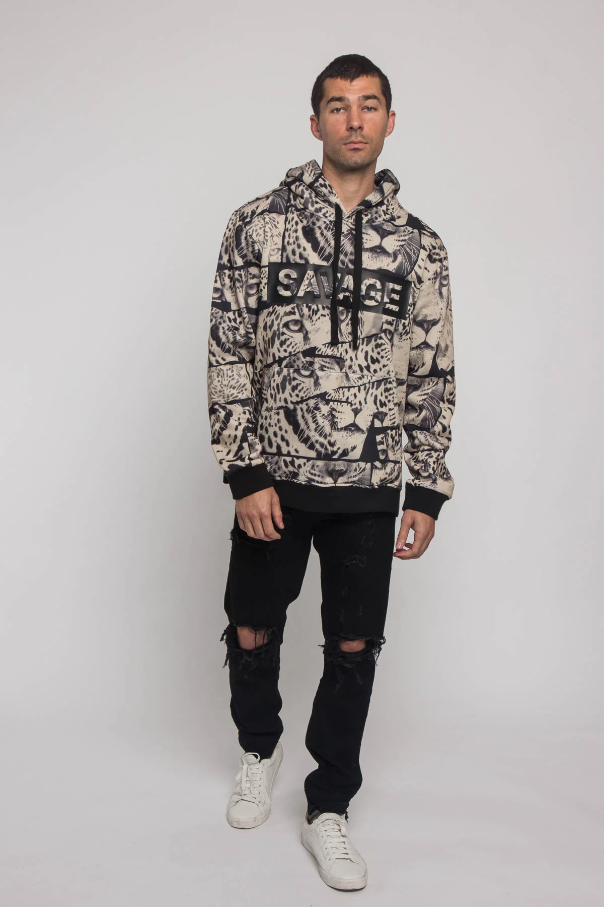 Savage Leopard Fleece Pullover - Image 12