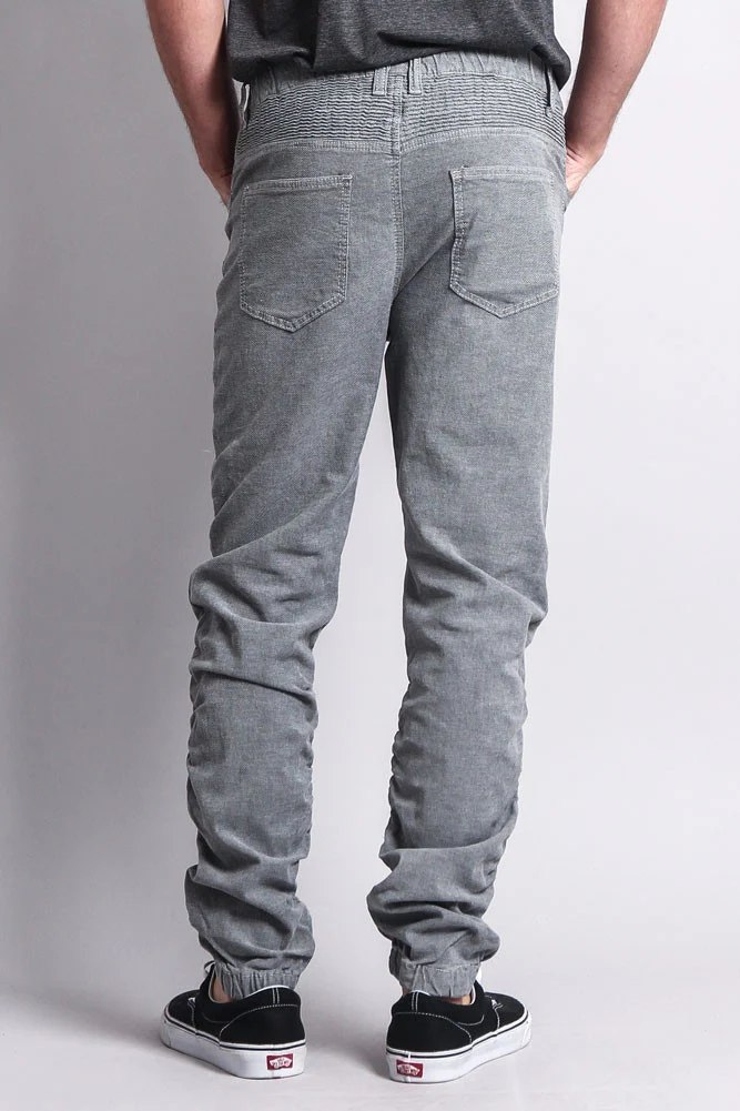 Scrunch Stacked Biker Twill Jogger Pants - Image 38