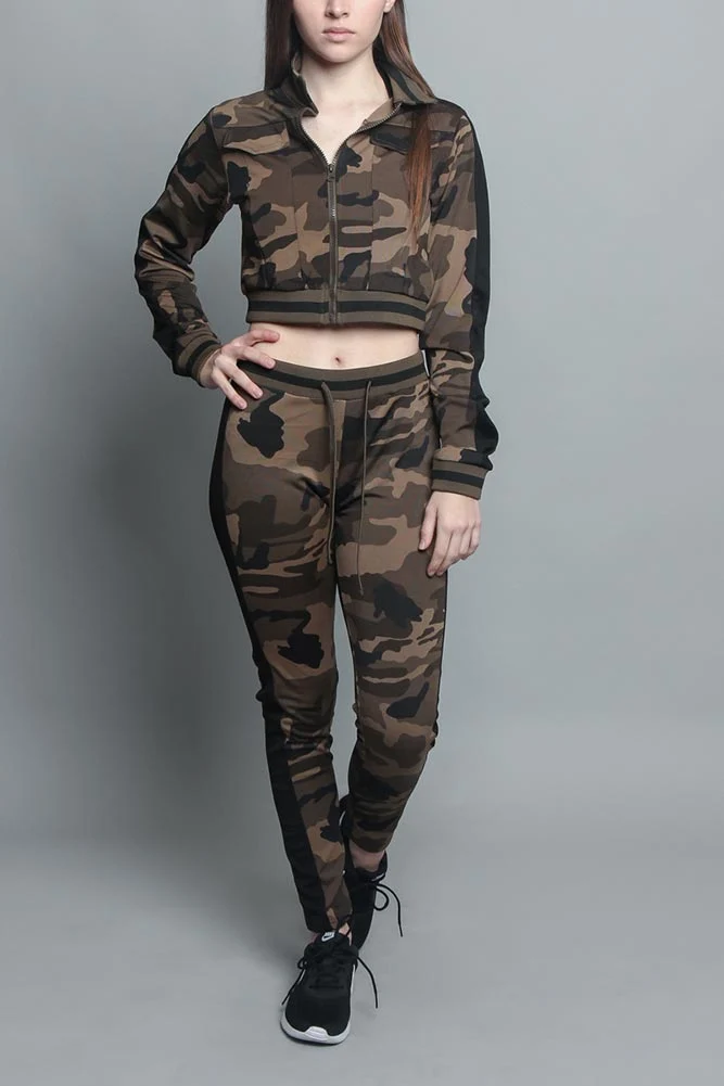 Striped Camo Track Suit - Image 10