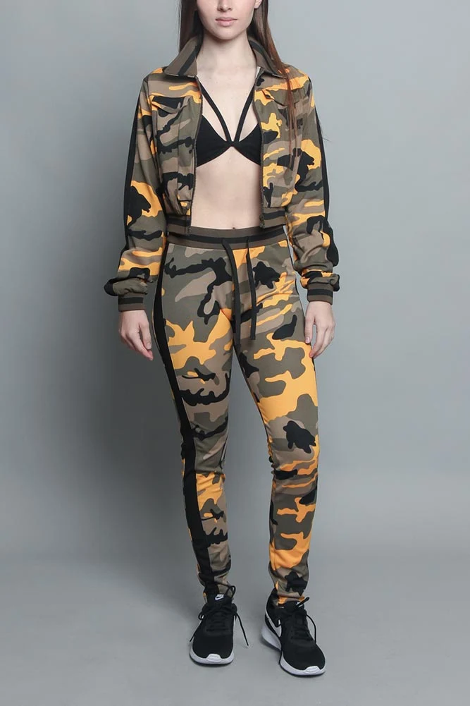 Striped Camo Track Suit - Image 11