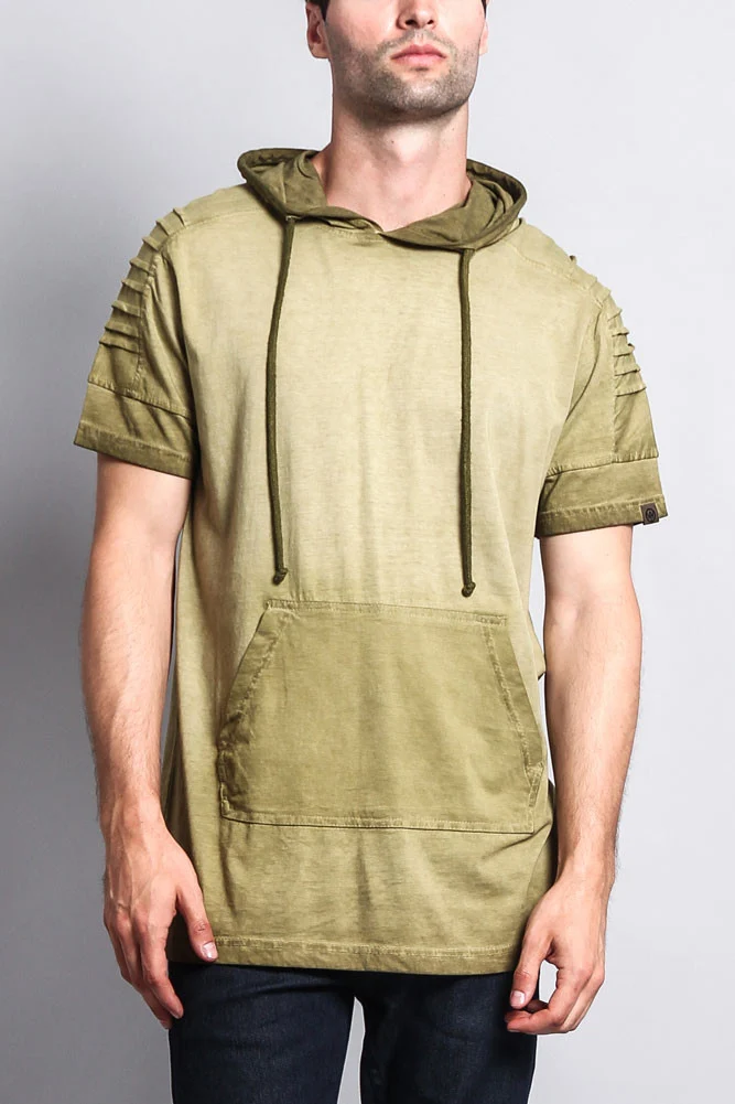 Surface Dyed Hooded T-Shirt - Image 15
