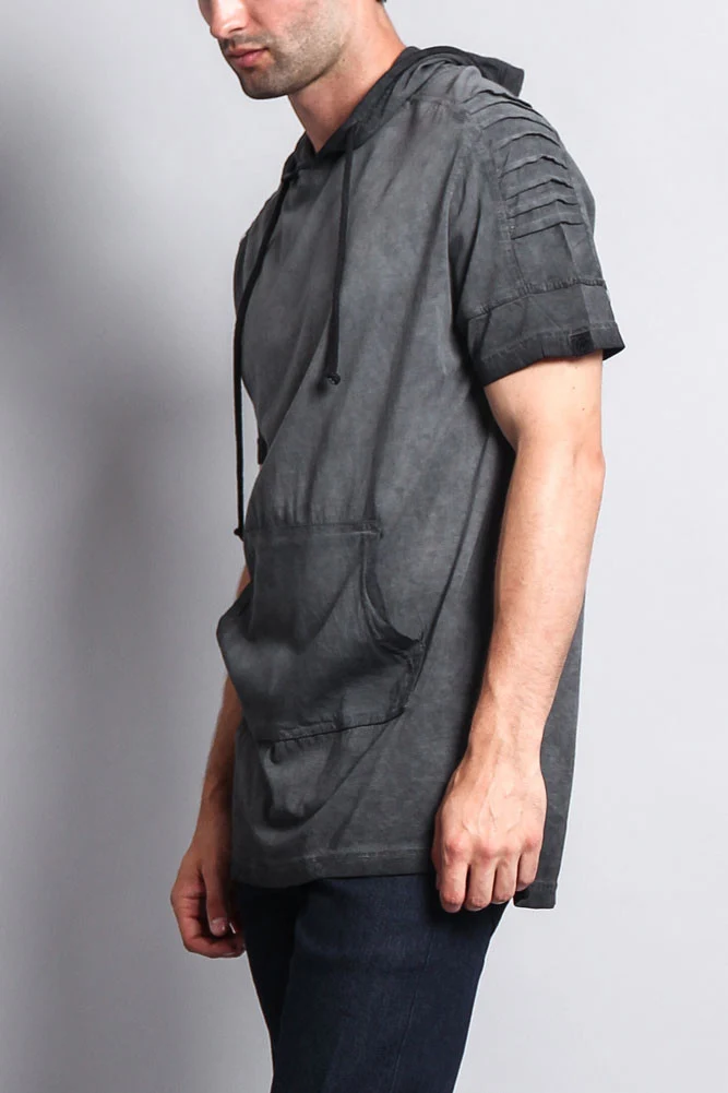 Surface Dyed Hooded T-Shirt - Image 3