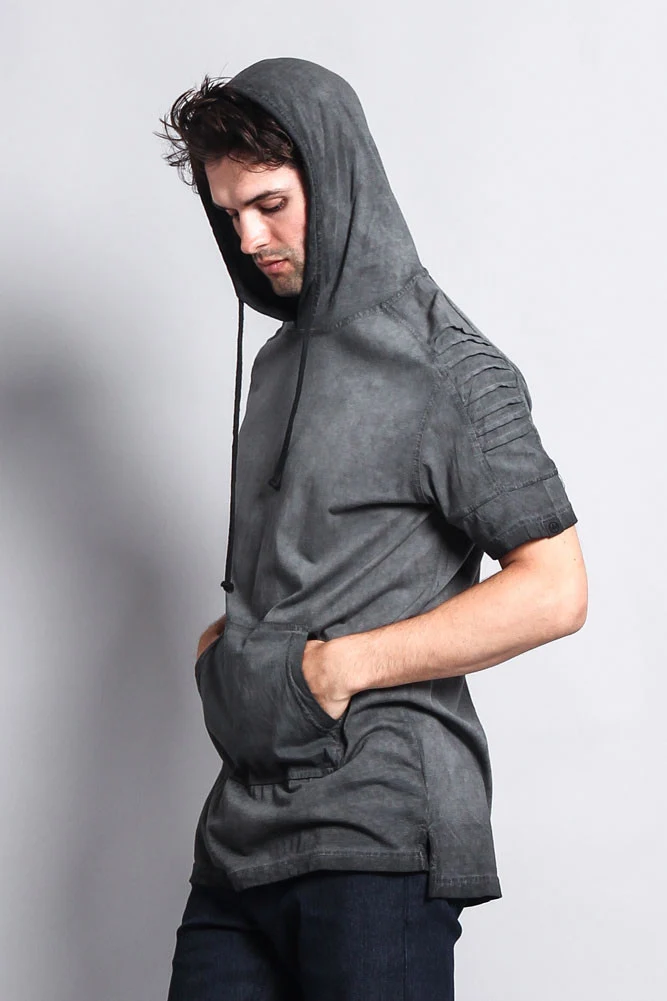 Surface Dyed Hooded T-Shirt - Image 7