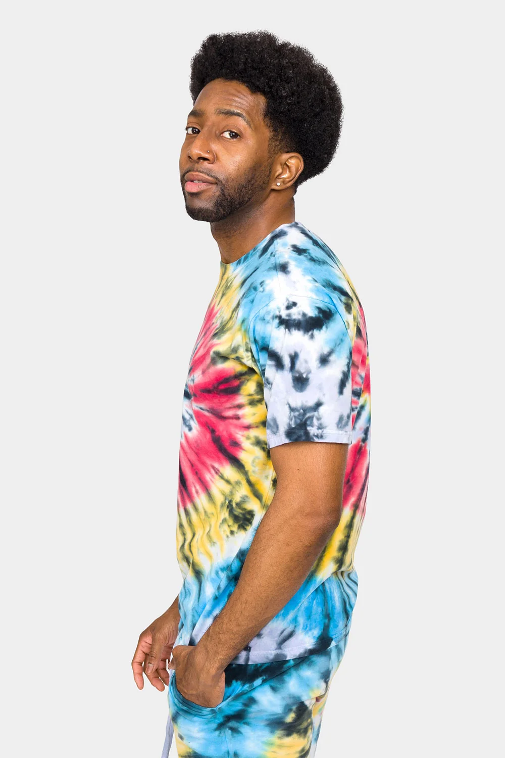 Swirl Tie Dye Cotton Shirt - Image 2