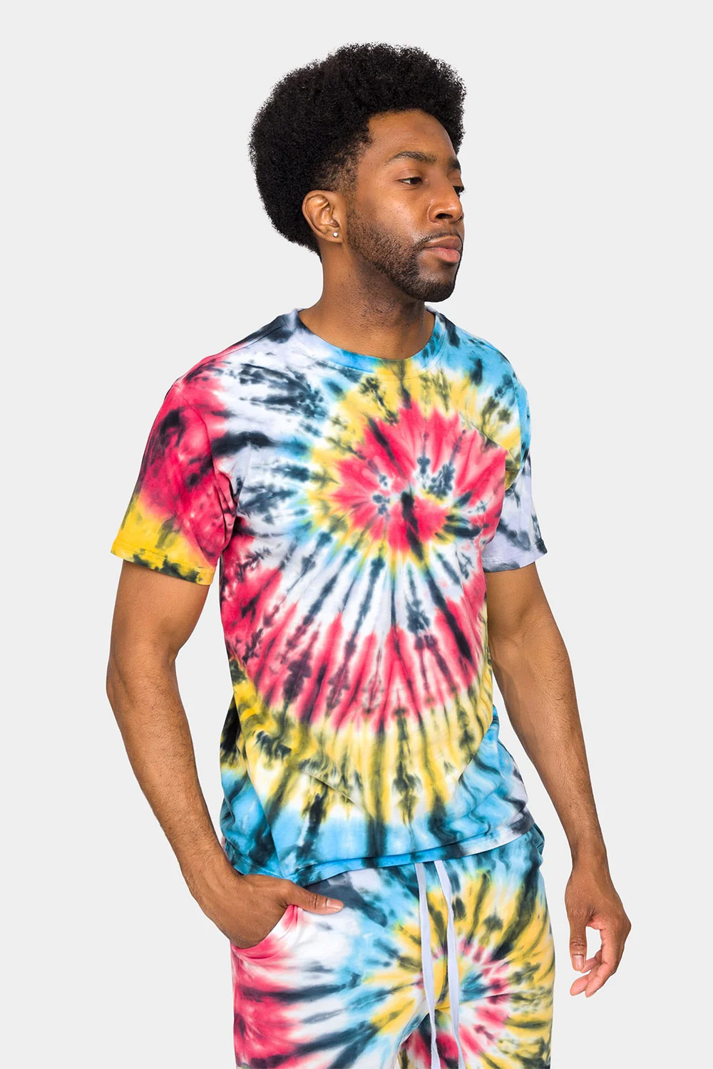 Swirl Tie Dye Cotton Shirt - Image 4