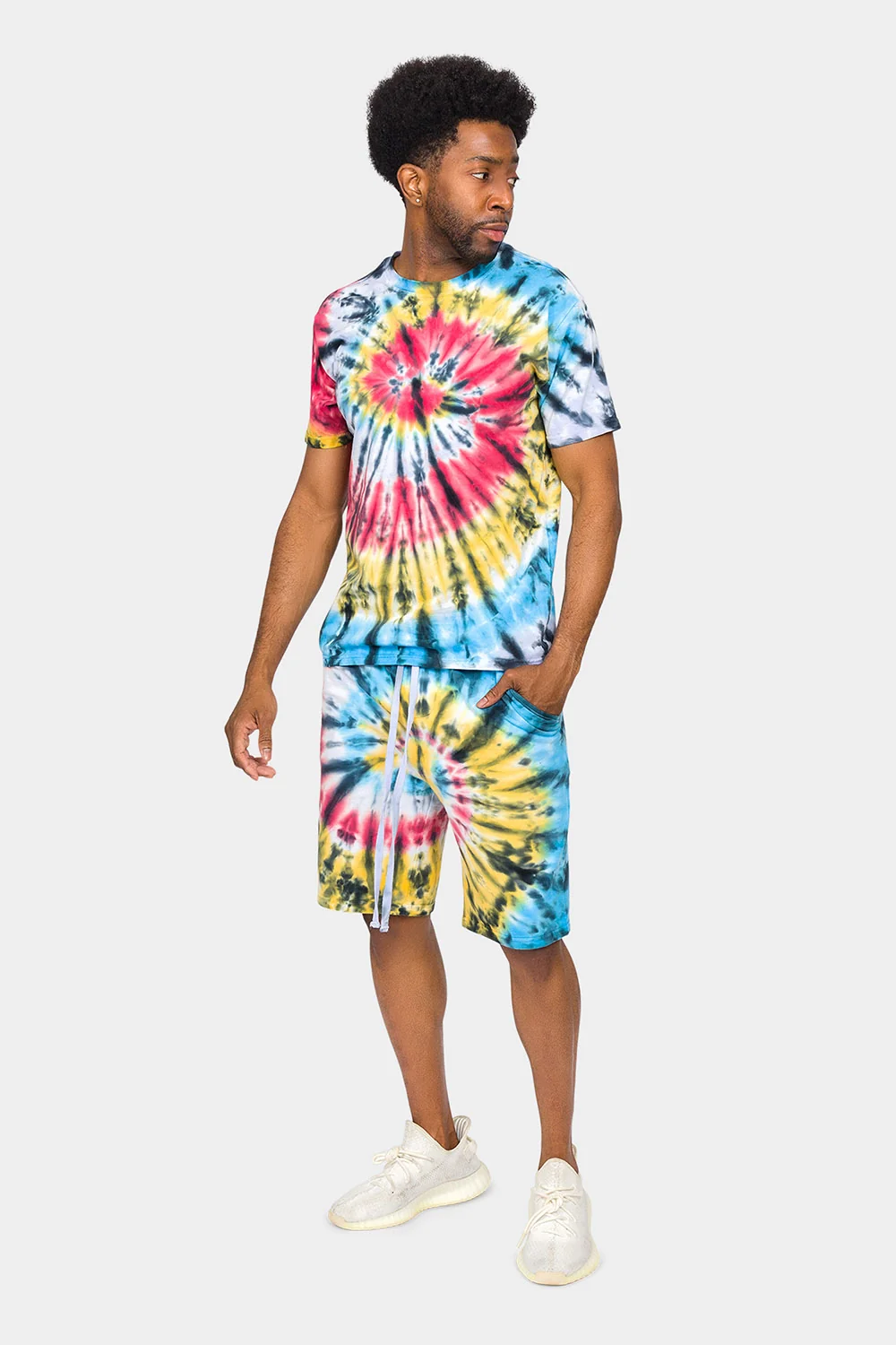 Swirl Tie Dye Cotton Shirt - Image 5
