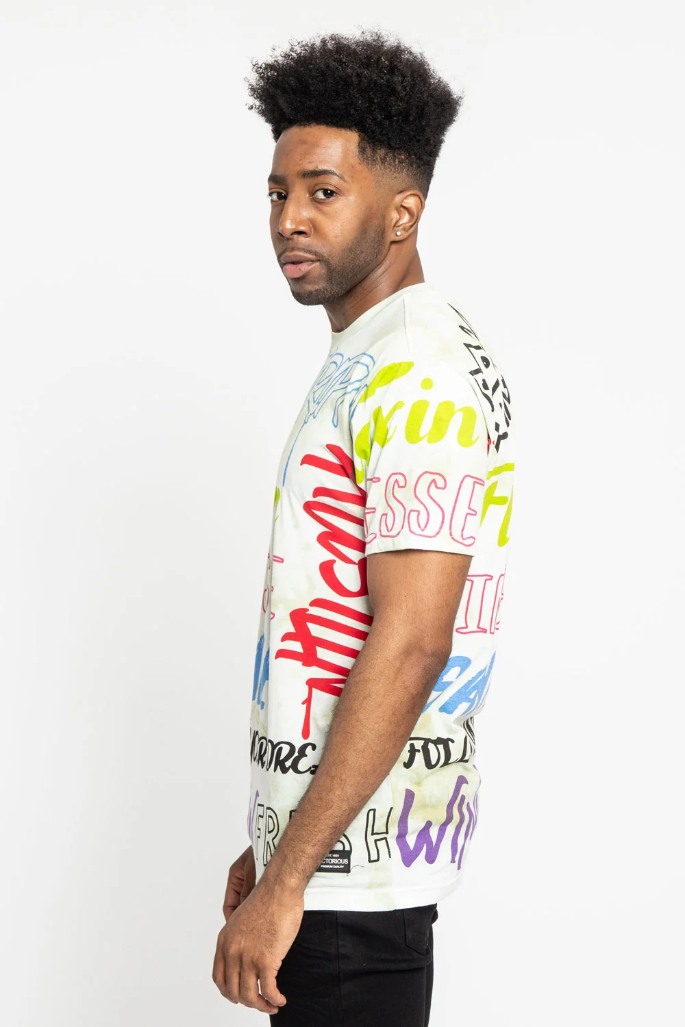 Tie Dye Graffiti T-Shirt - Image 8